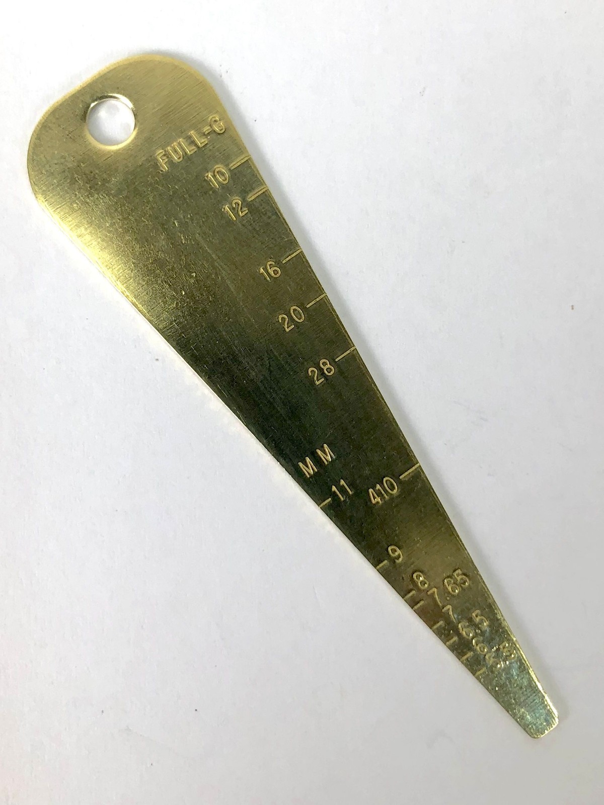 Brass Bore Gauge for Measuring Caliber and Bore
