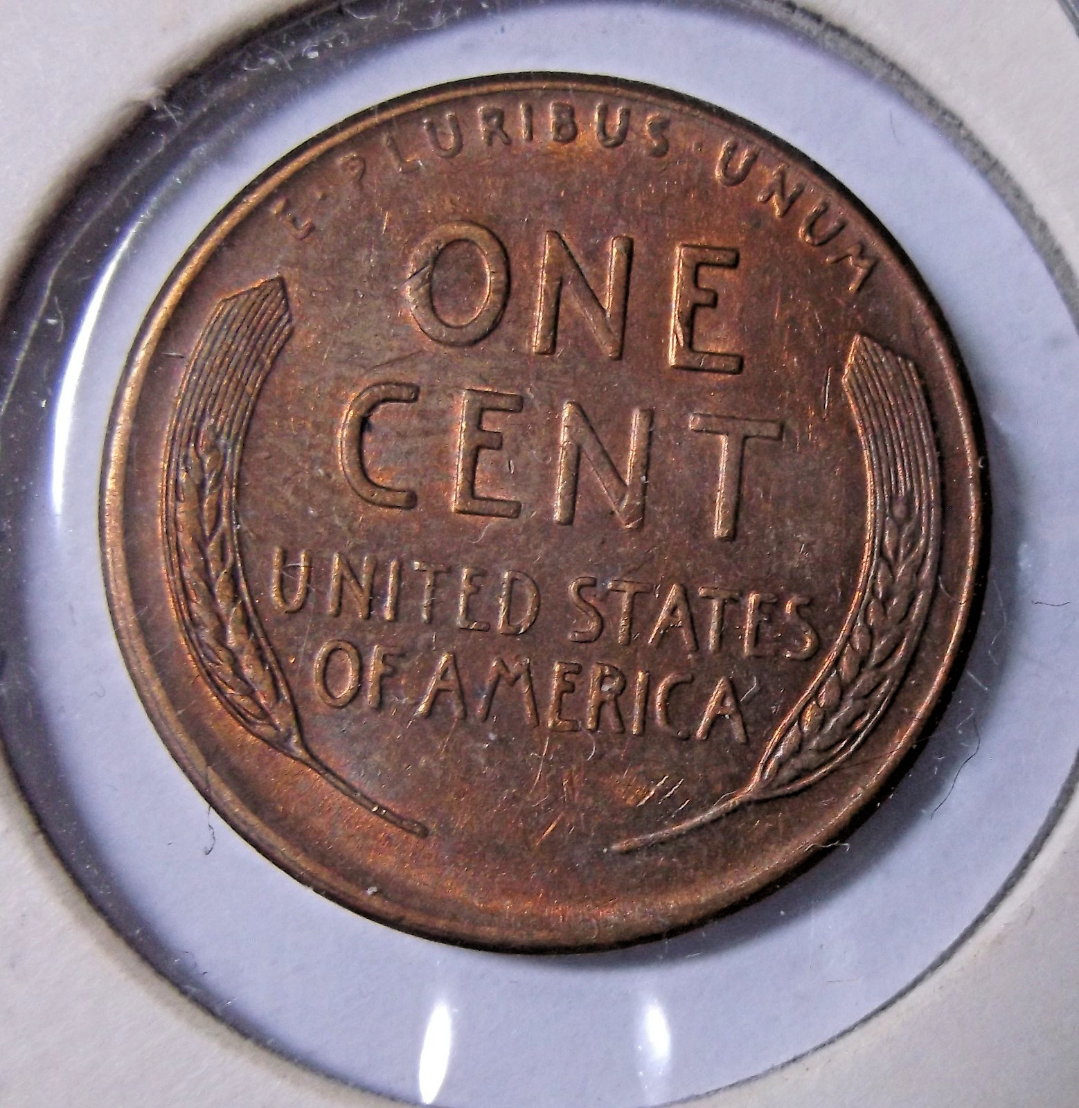 1949 D Lincoln Cent Error O/C