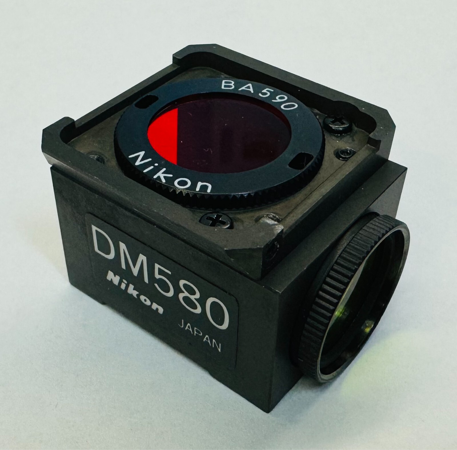 Nikon G-2A / DM580 / BA590 Microscope Fluorescence Filter Cube Nikon Labophot