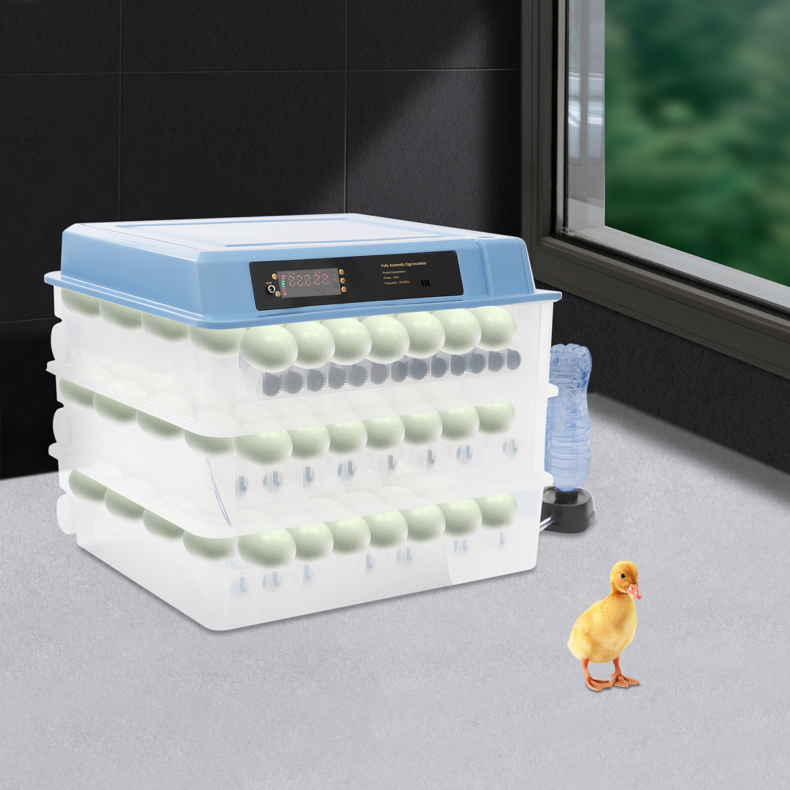 192 Egg Automatic Digital Eggs Incubator Poultry Hatcher Egg Incubating Machine