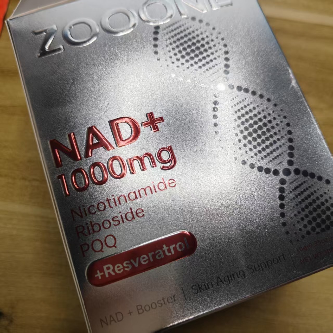 Zooone NAD+ 1000mg Nicotinamide Riboside PQQ with Resveratrol, 30-Pack