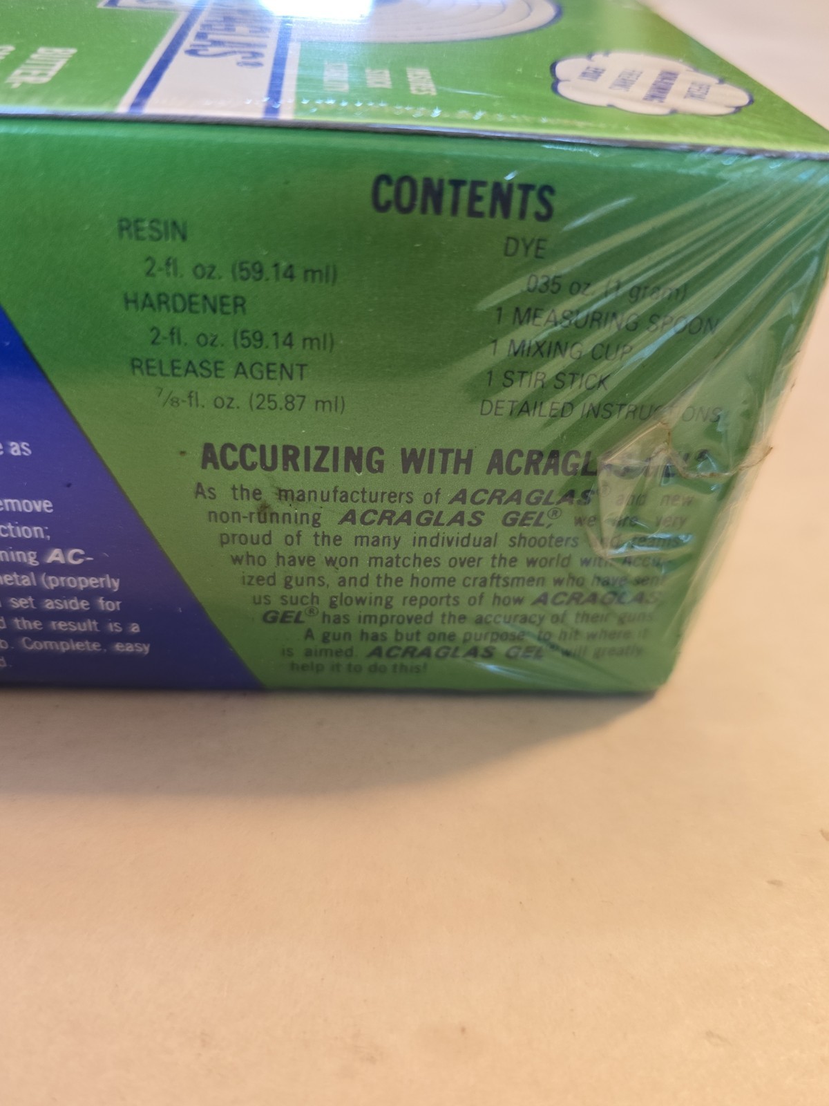 Brownells Acraglas Gel Gun Bedding Kit Compound