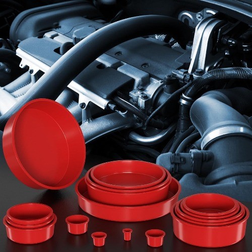Cap Plugs Kit 17 Piece Set Suitable for Smoke Leakage Testing and Various Pipeli