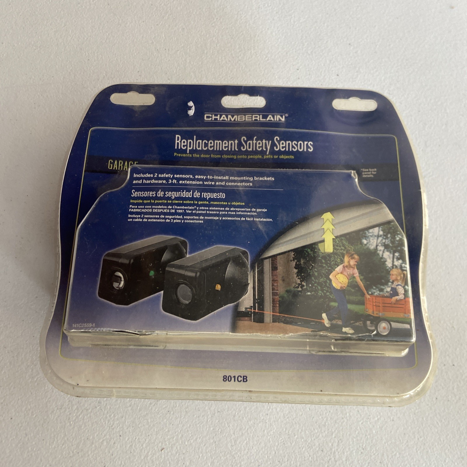 Chamberlain Model 801CB 801CB-P 801C Replacement Safety Sensors for Garage Doors