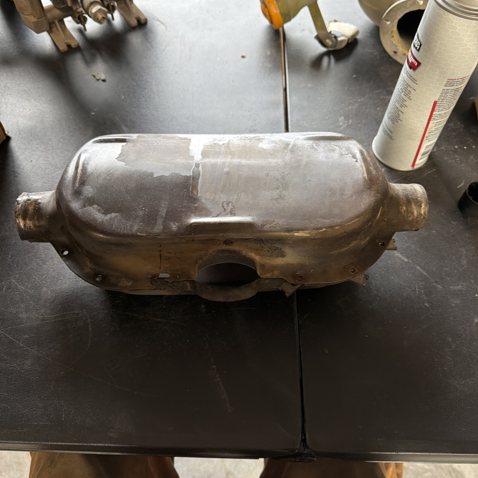 1946 Cessna 140 120 C75 C85 C90 Exhaust muffler Shroud heat baffle