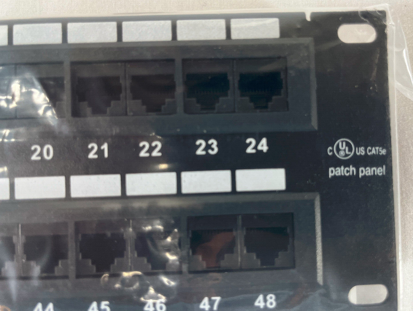 Patch Panel UTP 96 Port Ethernet CAT5e RJ45 110 Network. Removable Modules UL