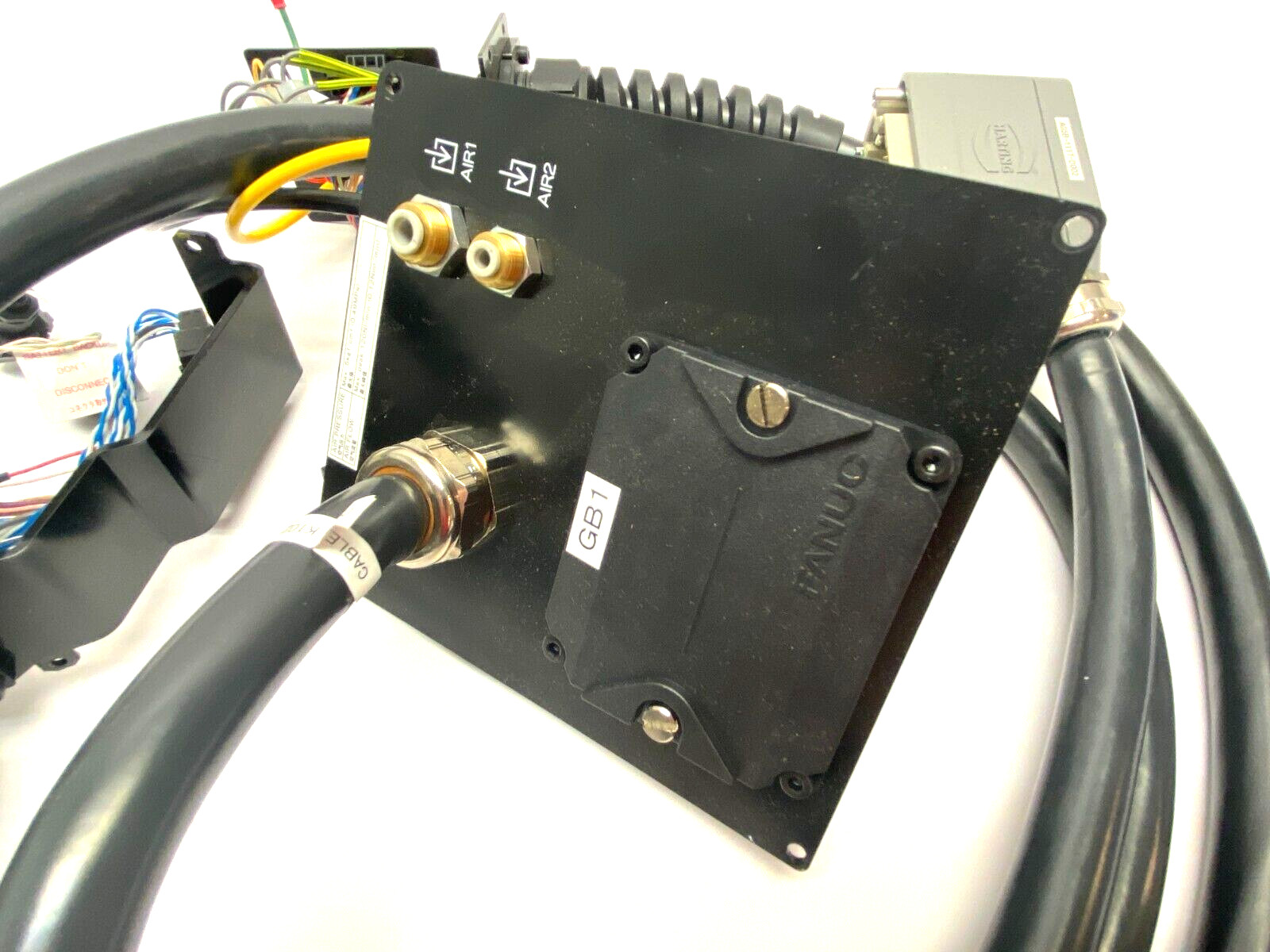 Fanuc A05B-1117-H201 Cable and Panel Assembly w/ Battery Pack