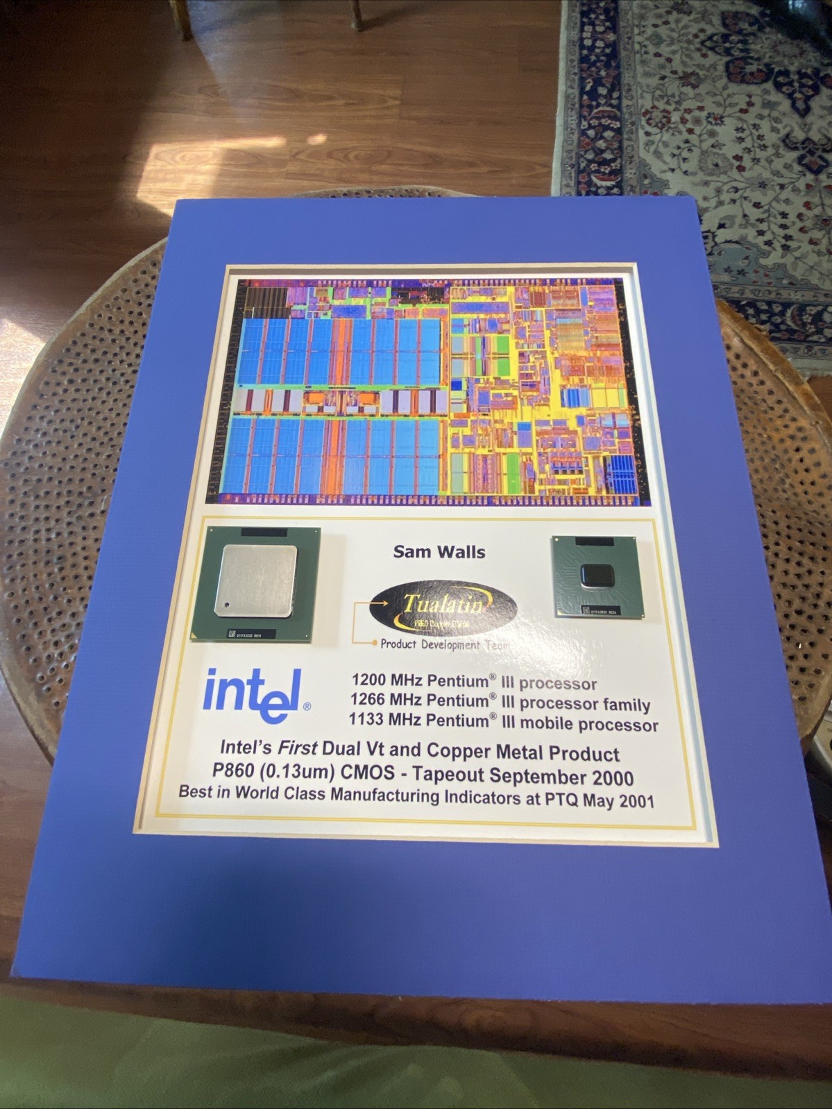 Intel First Dual Vt And Copper P860 Tualatin CMOS With Chips Pentium III Award