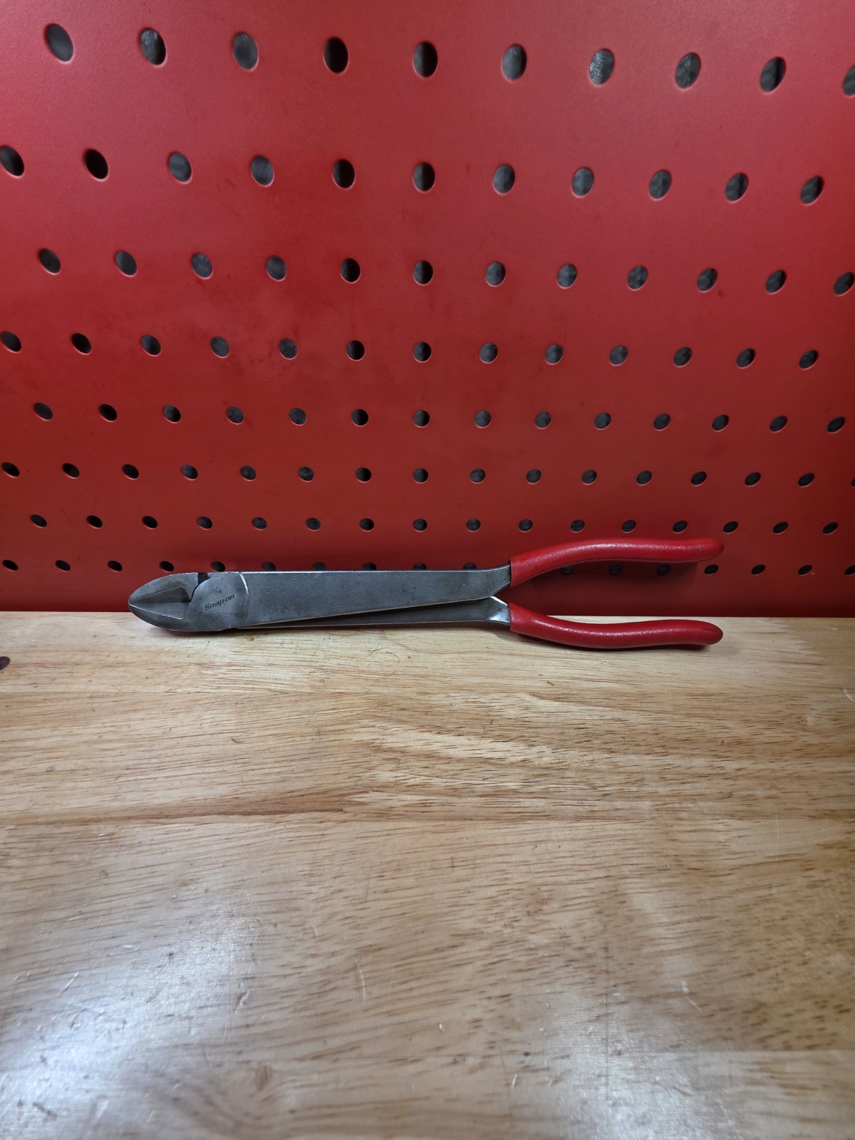 Snap-on Tools 312CP Extended Reach 11" Diagonal Pliers PowerEdge Red USA