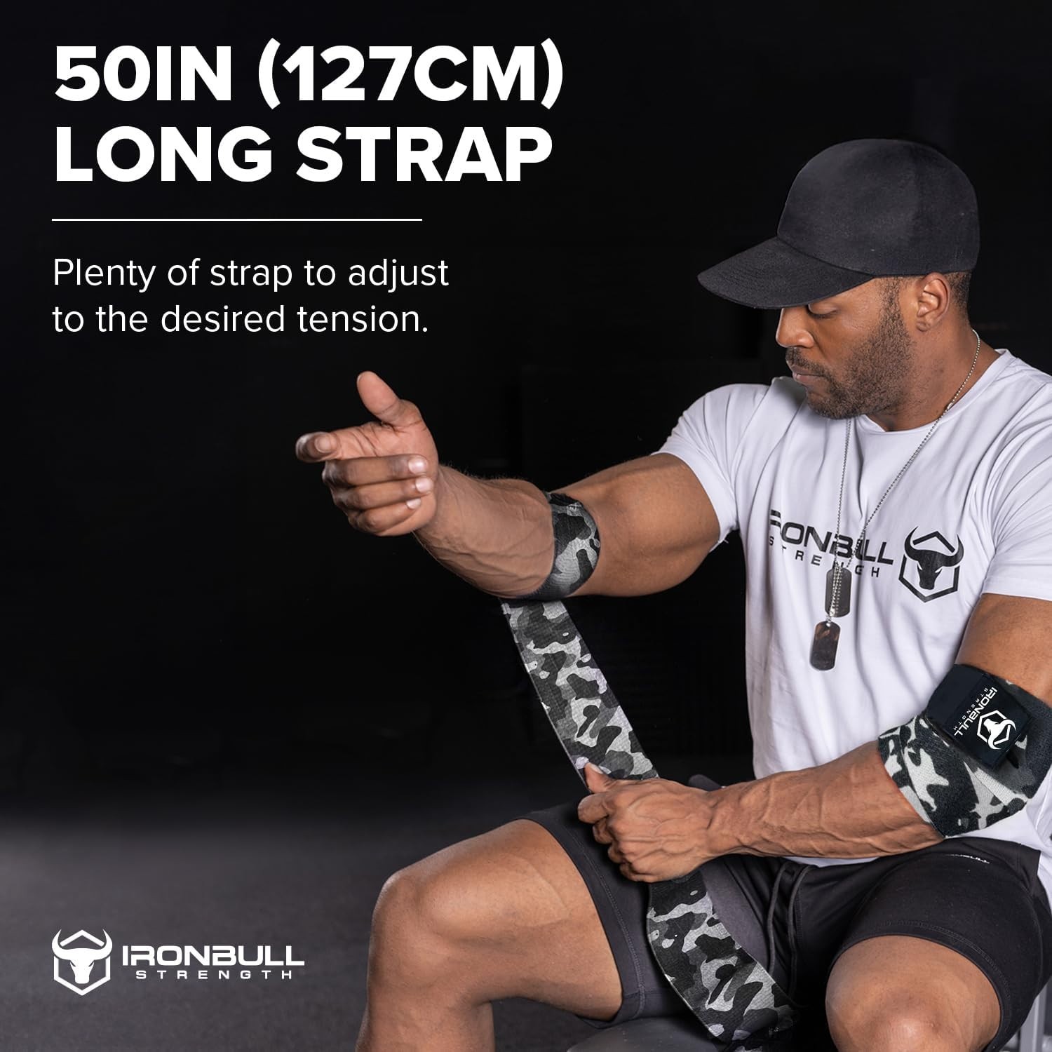 Powerlifting Elbow Braces - Hook & Loop Closure