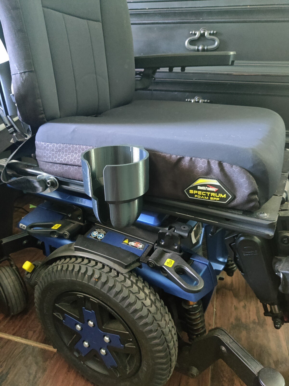 Powerchair Side Seat Cup Holder For Quantum