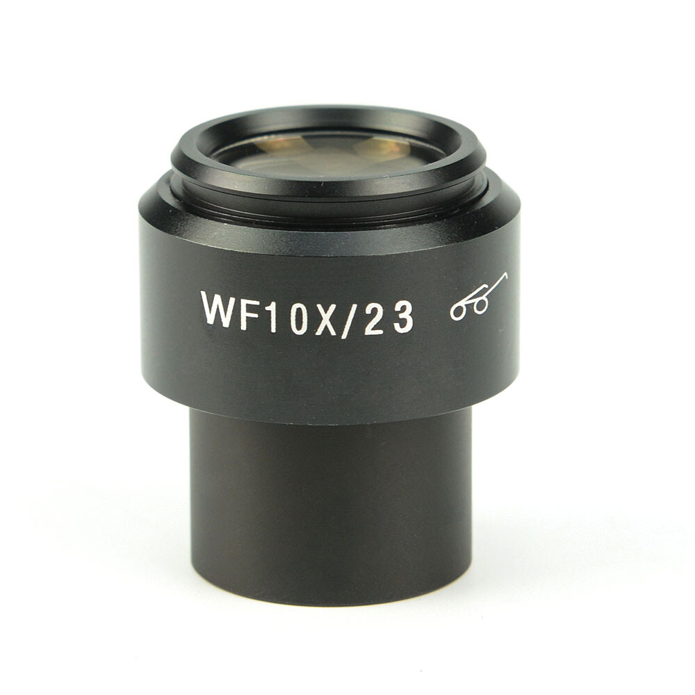 10X Microscope Eyepiece 30mm High Eyepoint Ocular Diopter Adjustable Wide Field