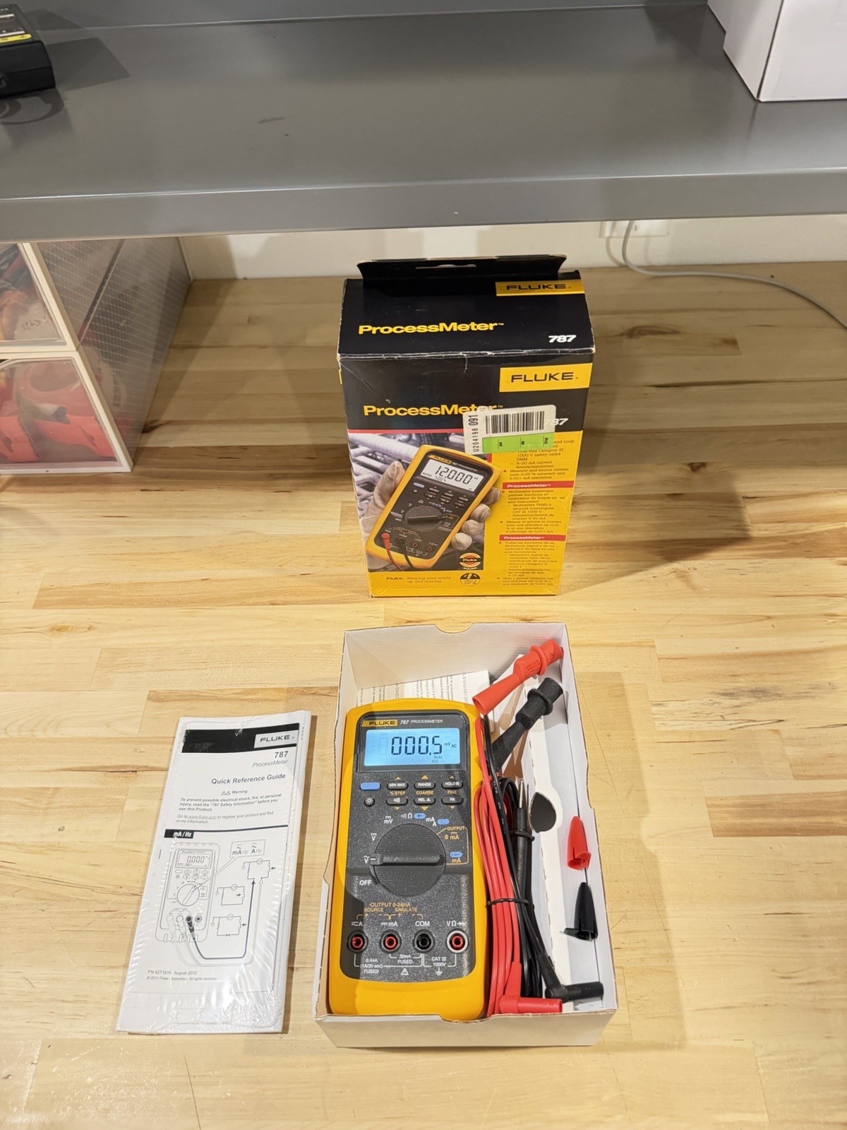 FLUKE 787 PROCESSMETER SHIPS FAST - FREE SHIPPING RARE