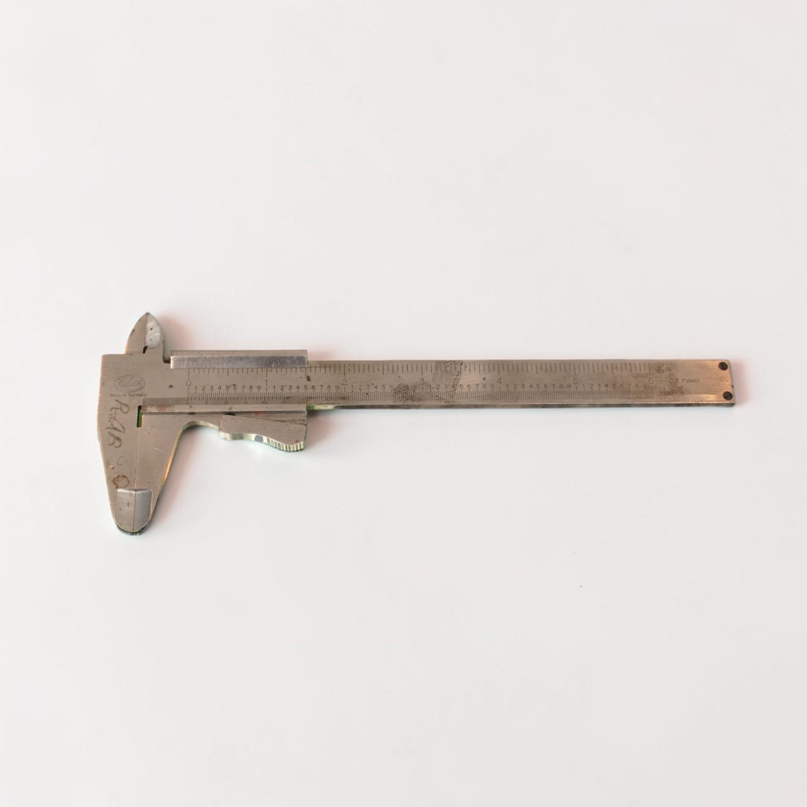 Helios 0-6” 1/128 1/1000 Vernier Calipers Tool Germany