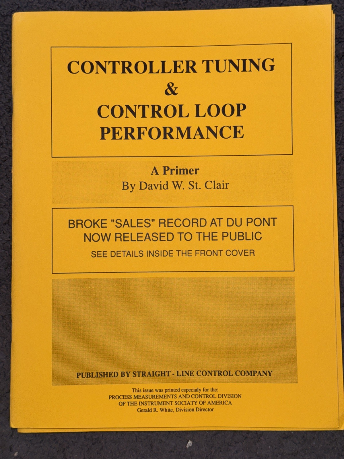 Controller Tuning and Control Loop Performance A Primer by David St. Clair, 1990