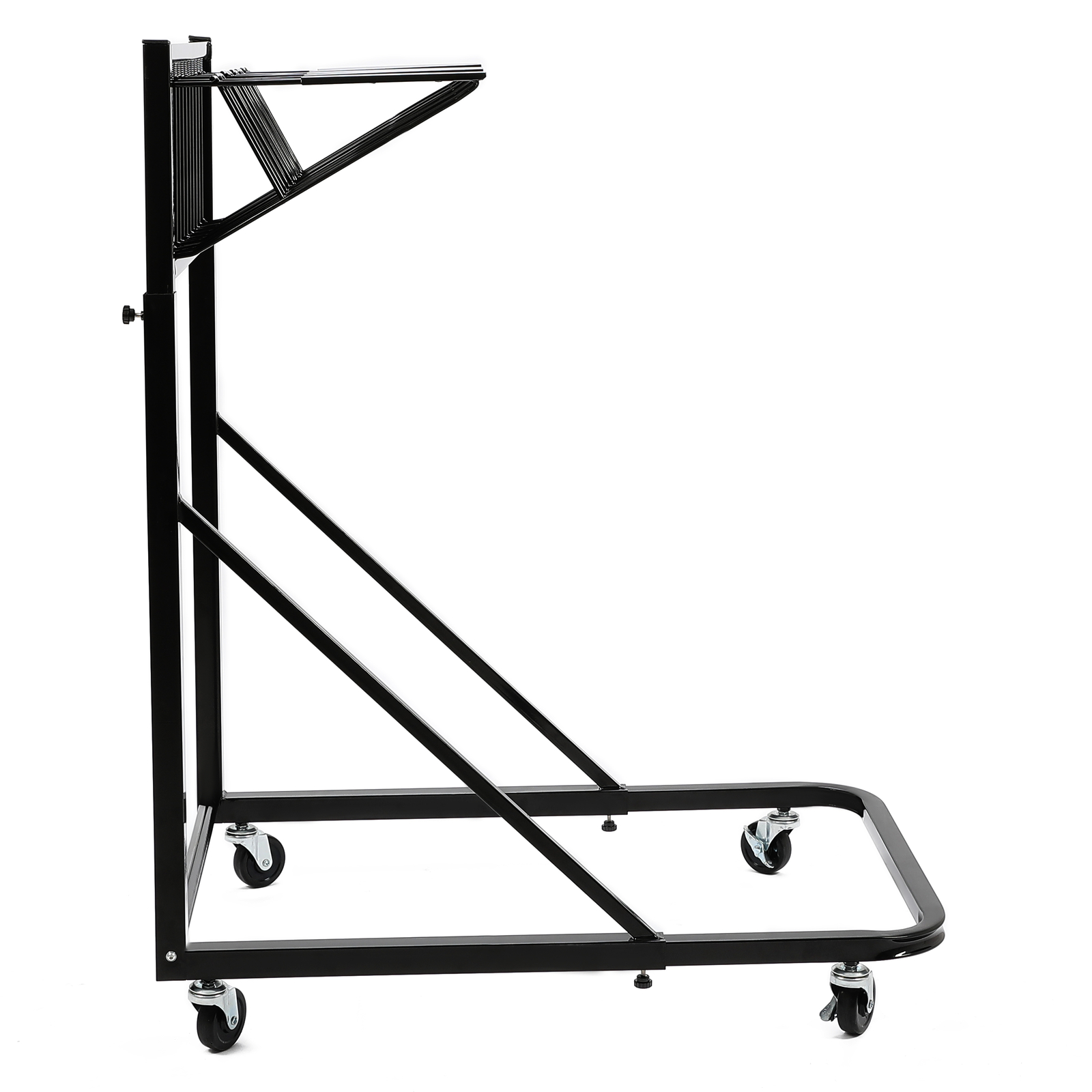 Mobile Blueprint Holder Storage Rack Hanging Poster Display w/12 Bracket 240 lbs