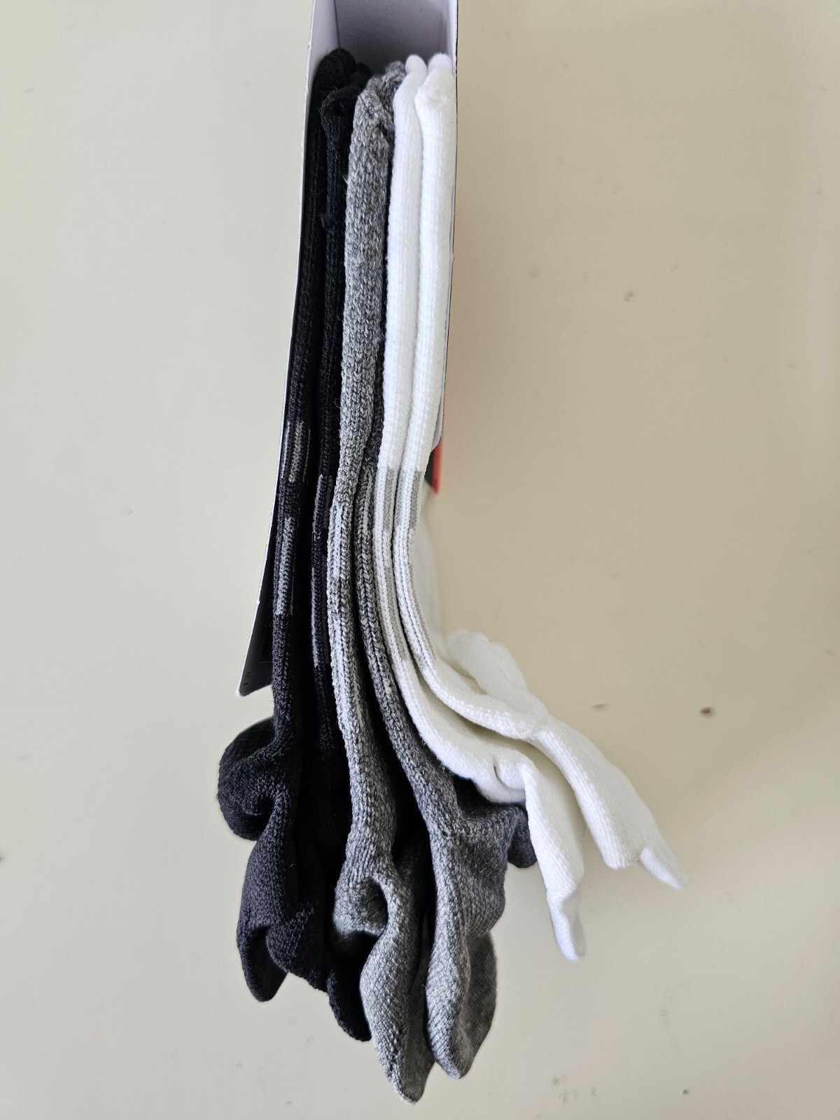 NWT LULULEMON Power Stride Tab Socks Men's Size XL 3-Pack White Gray Black