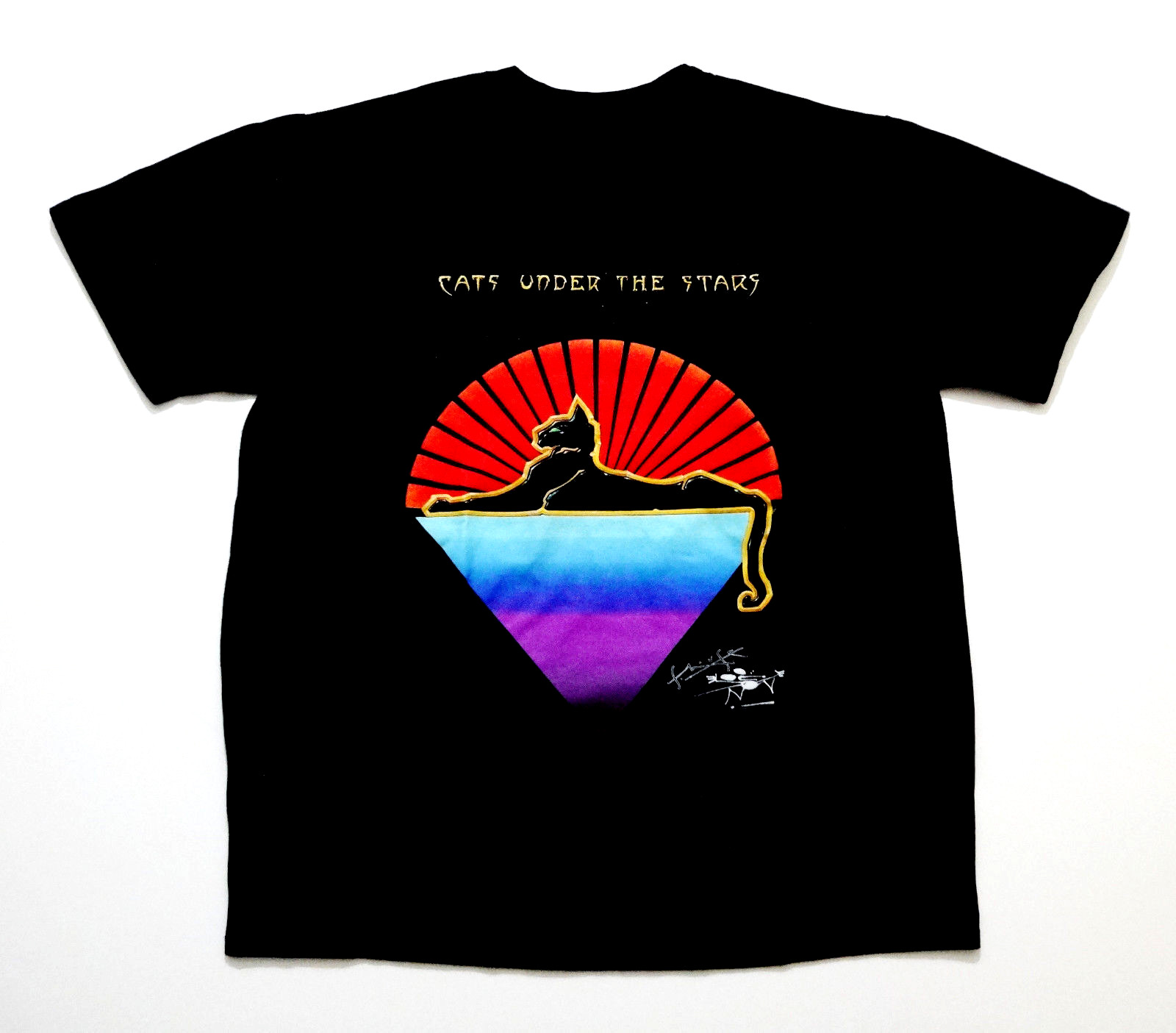 Grateful Dead Shirt T Shirt Jerry Garcia Band Cats Under The Stars Mouse 2014 L