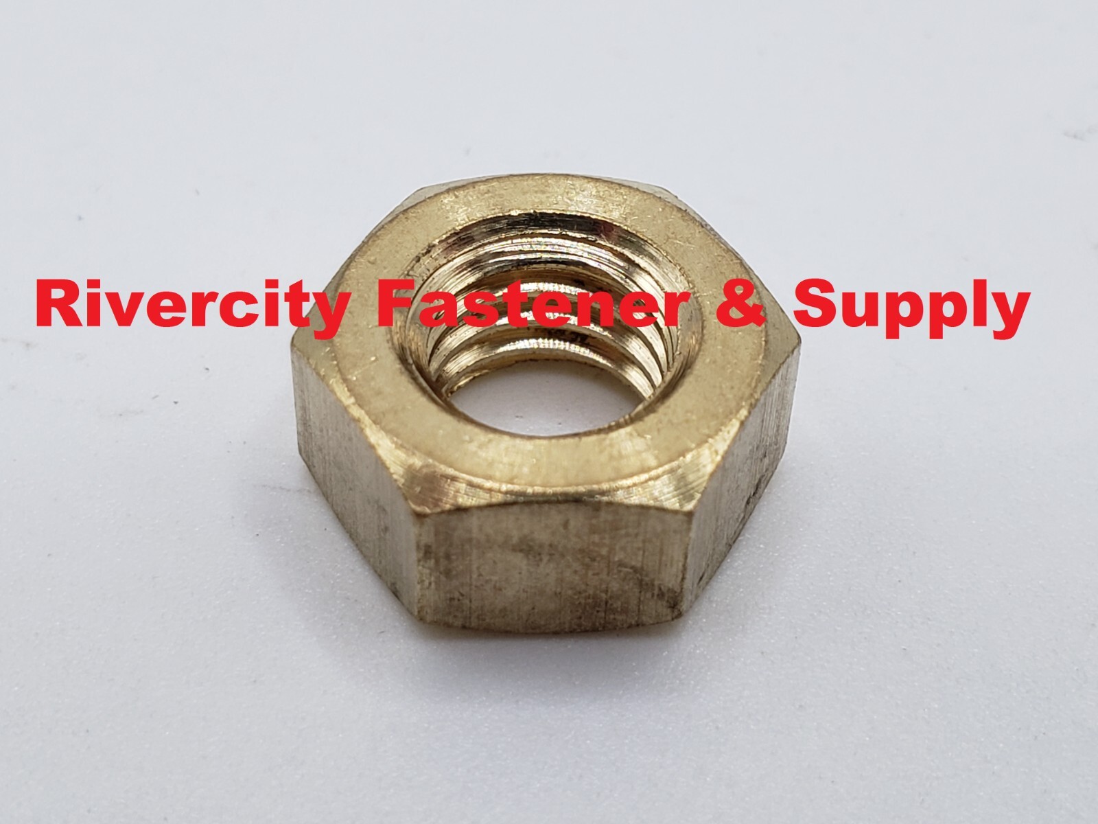 M10-1.5 Brass Hex Nut M10 x 1.5 Nuts 10mm x 1.5 Coarse Thread M10x1.5
