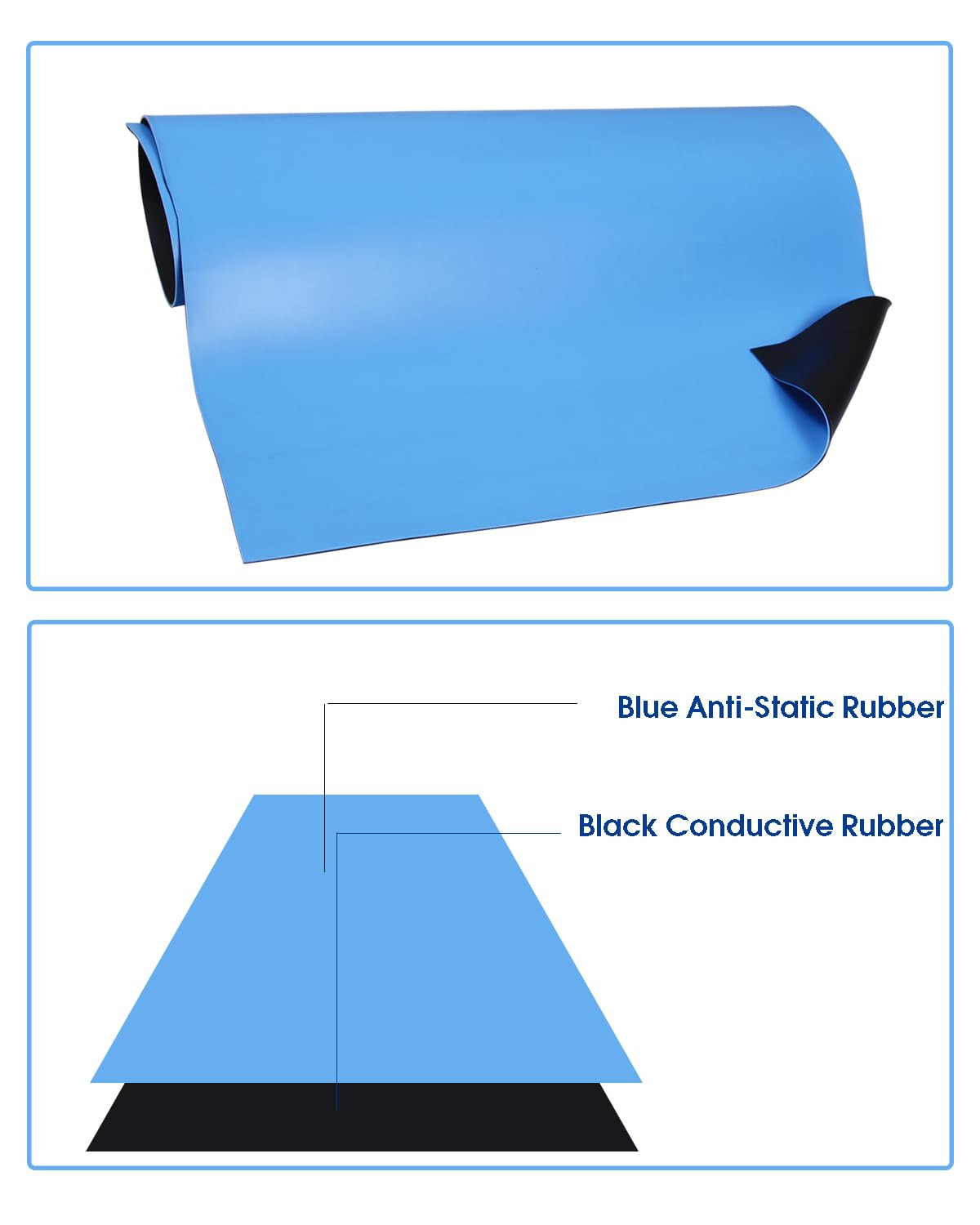 Anti Static Mat for Pc ESD Mat: 17"X25" Soldering Table Mat Kit Computer Electro