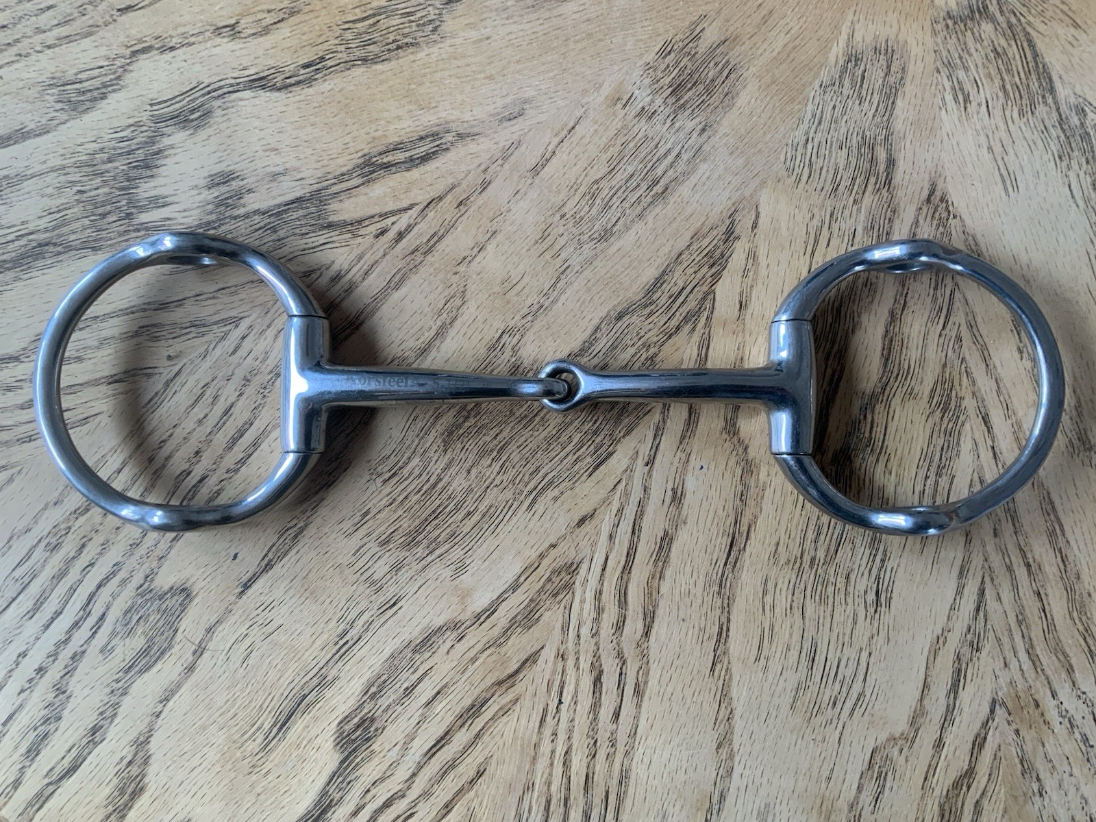 Korsteel Stainless Steel Snaffle Egg Butt Gag Horse Bit