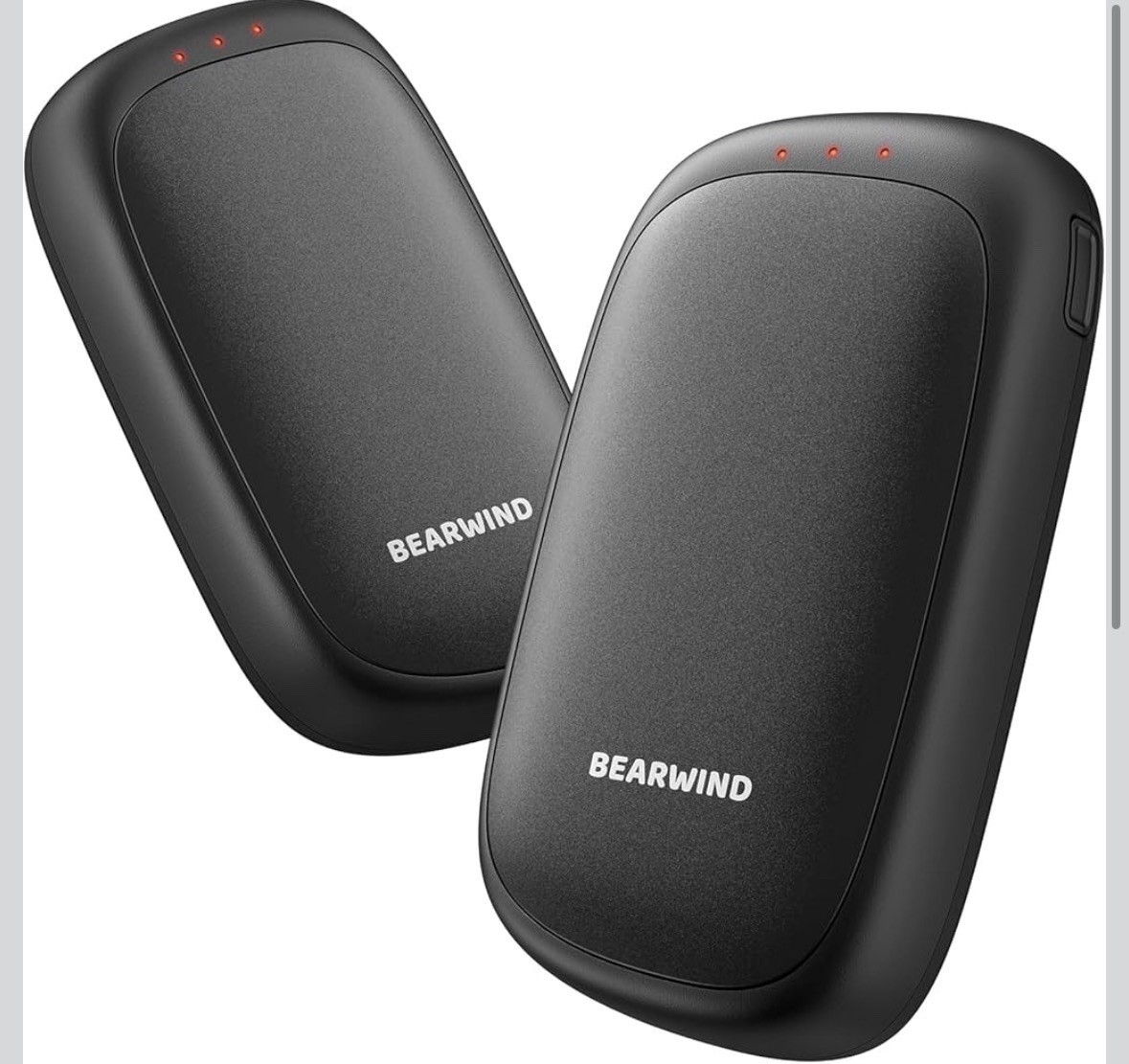 Rechargeable Hand Warmers - (1) 2-Pack Magnetic Pocket Heater w/ AI Control