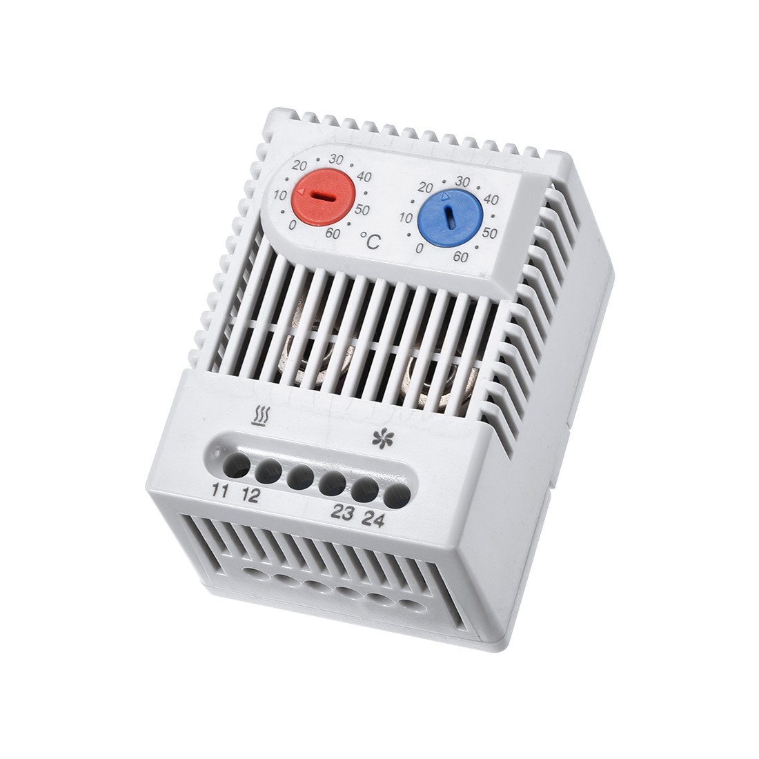 Mechanical Thermostat 0-60℃ Compact NC NO Temperature Controller Switch