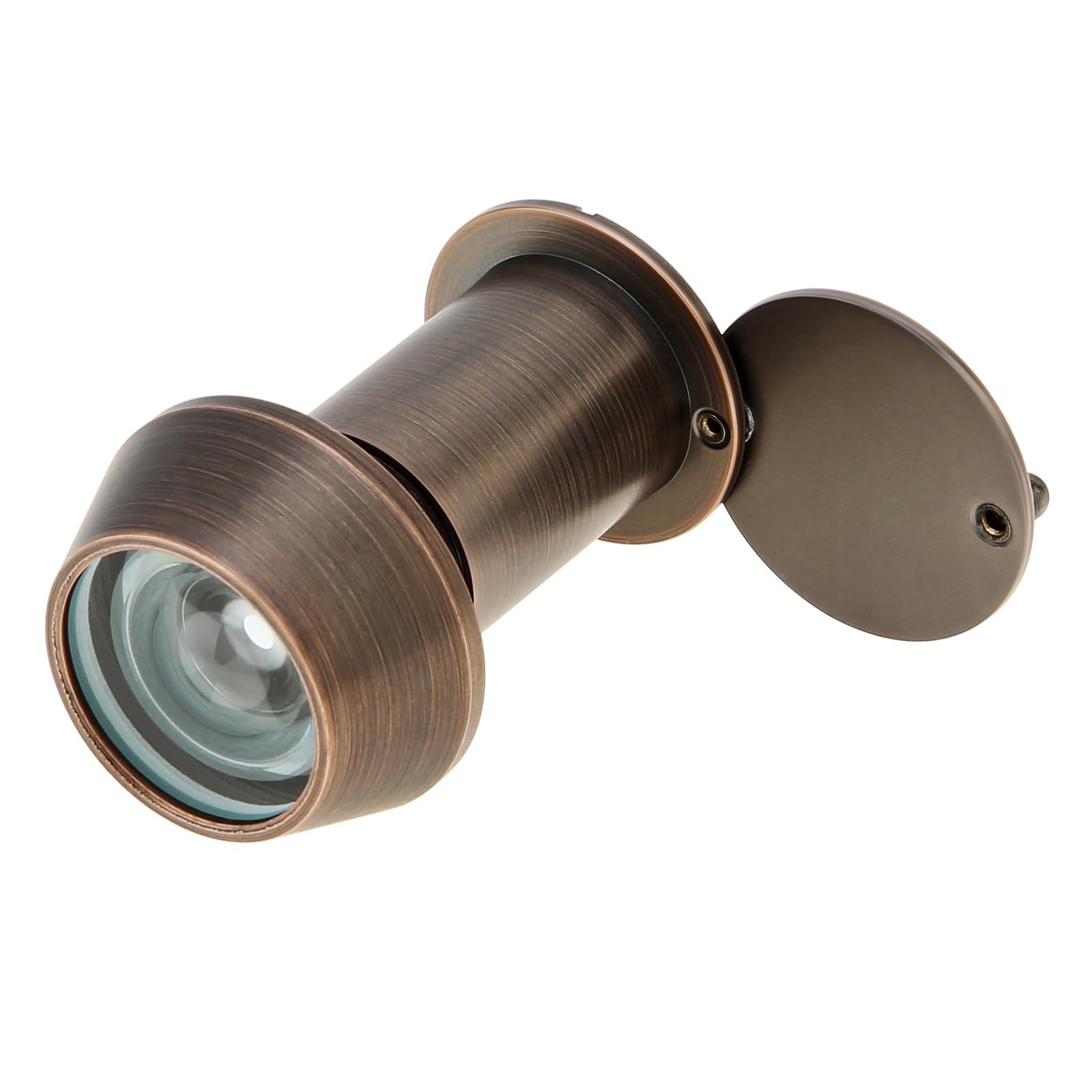 Door Viewer Peephole, Solid Brass 220-Degree Peephole for 1-3/8" to 2-23/64" ...