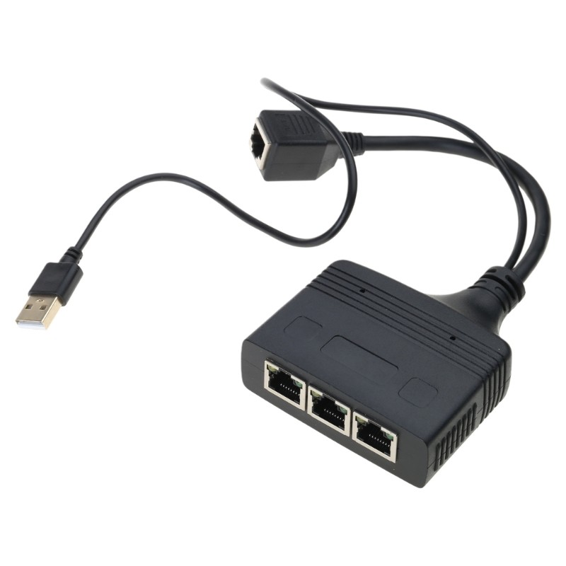 Durability RJ45 Splitter Ethernet Splitter for Expanding Networking Connection