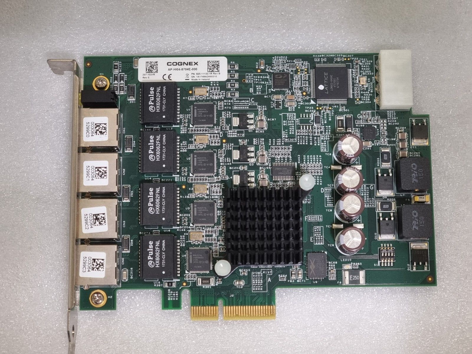 Used COGNEX 207-1031R REV E Board Computer P/N 825-11133-1R Rev B