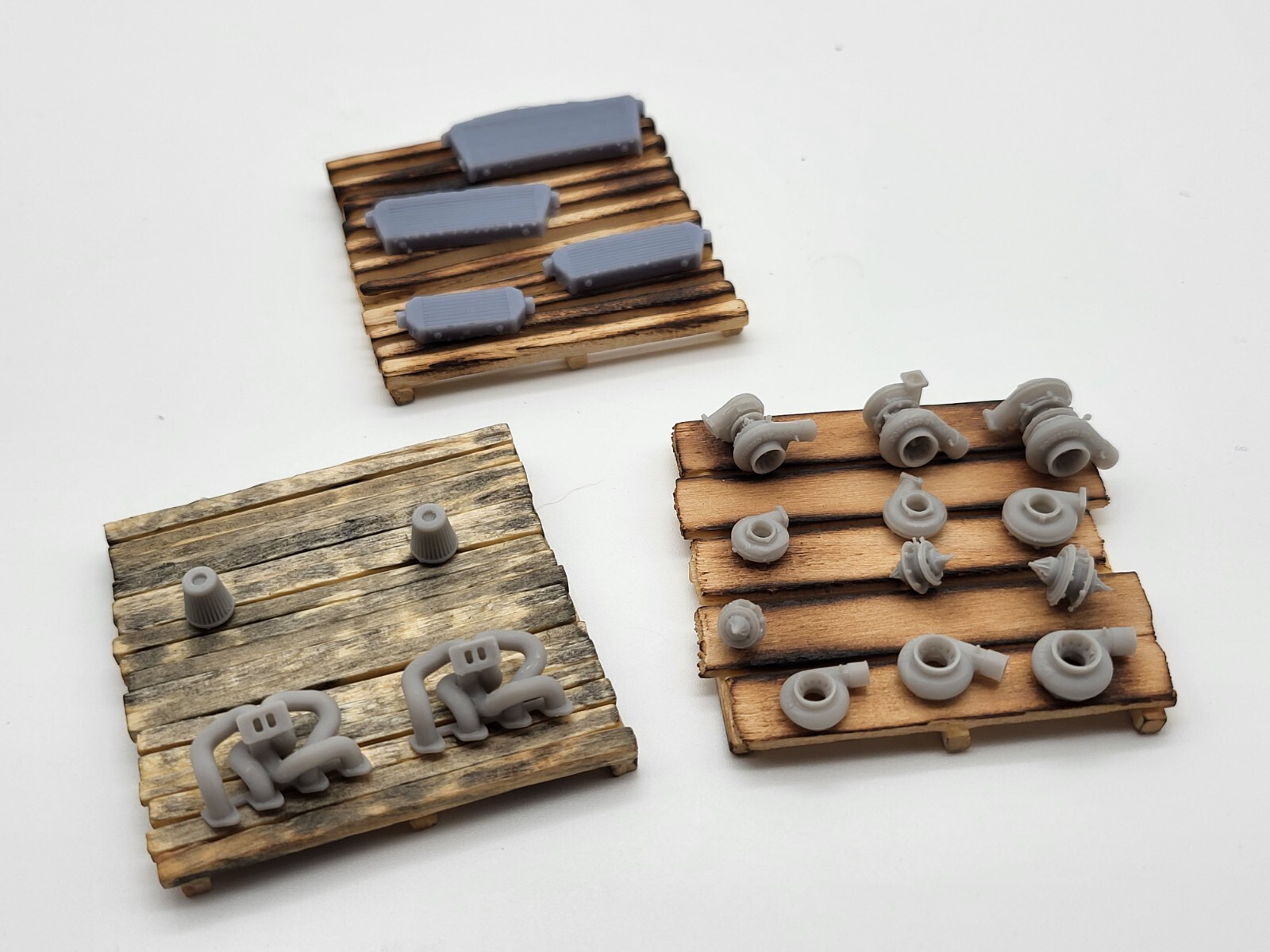turbos and turbo accessories for 1/24 and 1/25 scale model cars and trucks