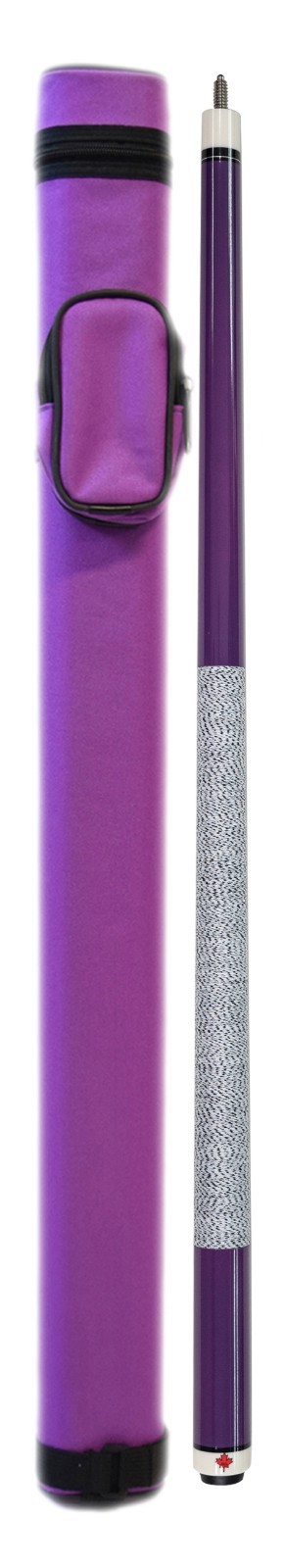 Package Set - Purple Pool Cue & 1x1 Macaron Case.