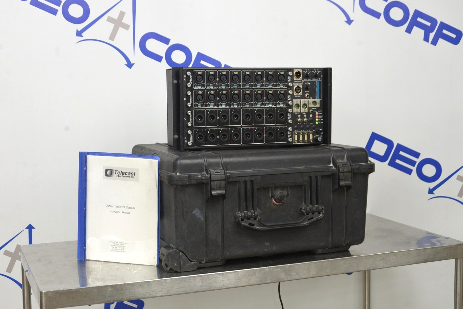 Telecast Fiber Systems Adder 162 Audio Intercom Data Multiplexer