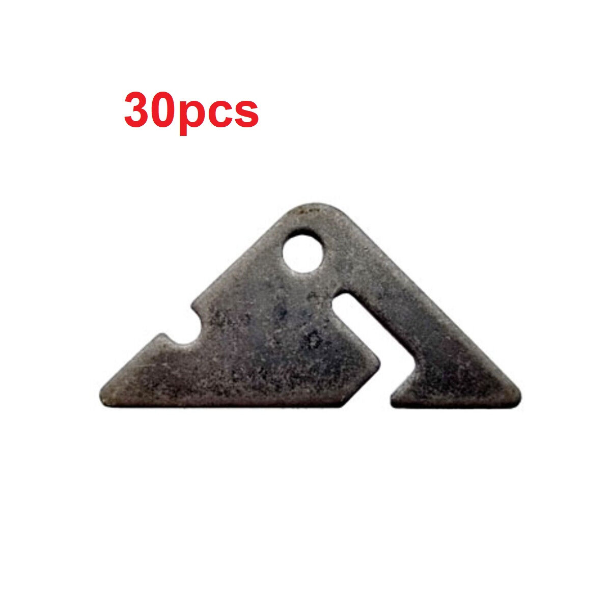 3" x 3" x 3/16" Chain Door Keeper Ranch Gate Latch Fencing Weld On (30pcs) Bare