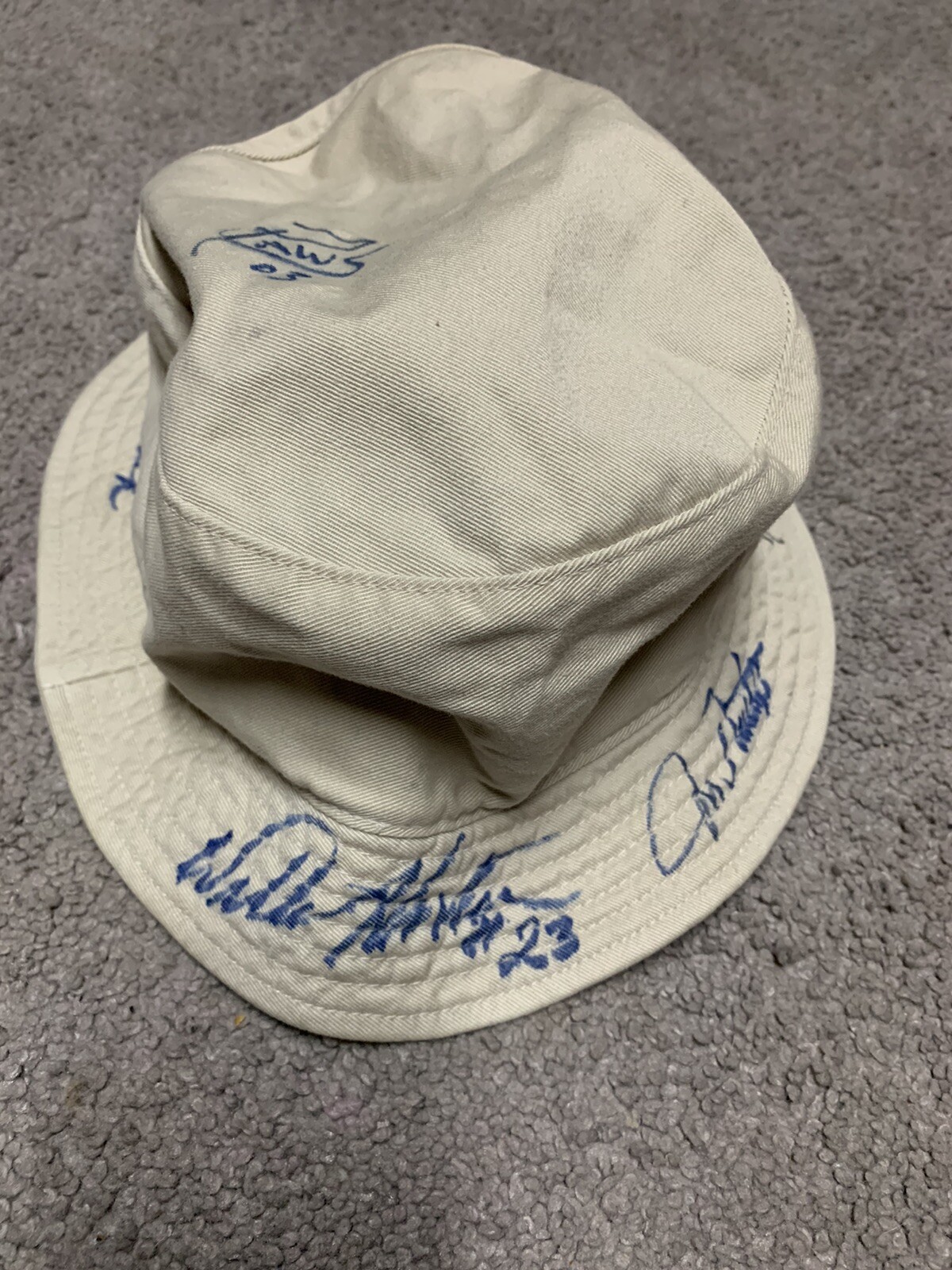 Detroit Tigers Autographed Floppyhat, gates Brown, Matchik,Horton,Northrop,green