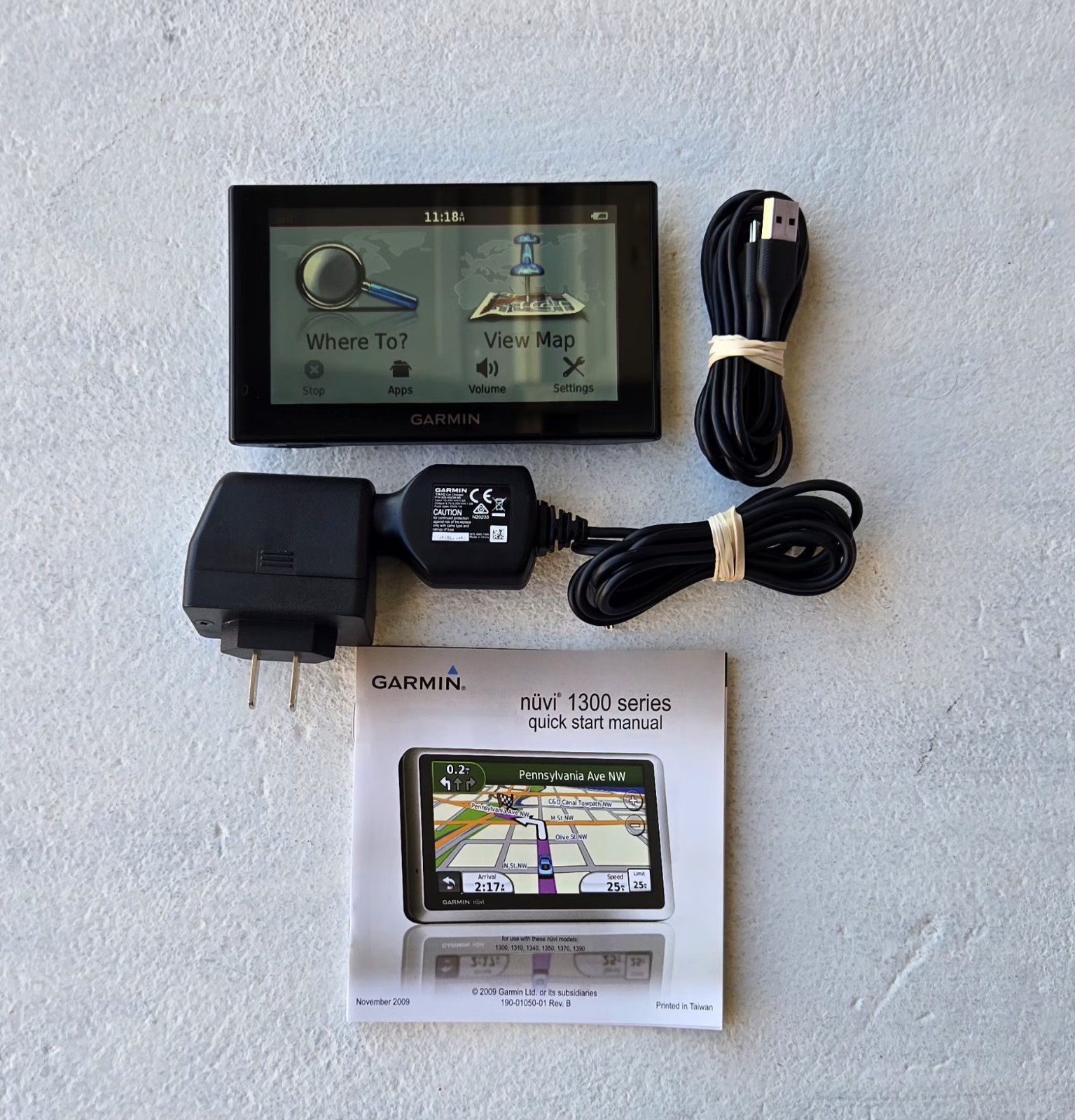 Garmin Nuvi 2559LMT GPS W/Charger and Cables, Pre-owned, Tested Working