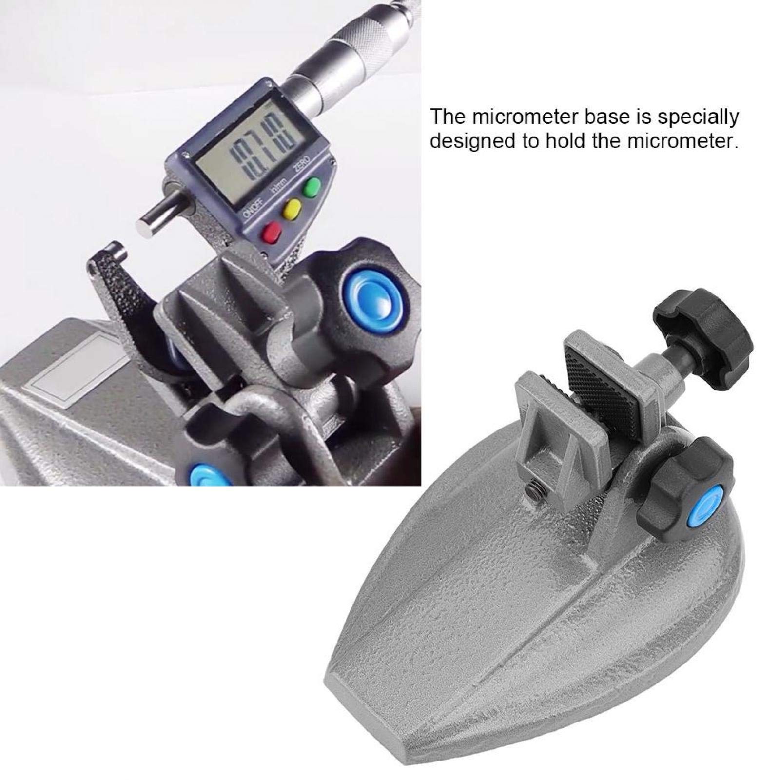 0-100mm Micrometer Stand Holder Outside Bracket Base Fixing Measuring Tool
