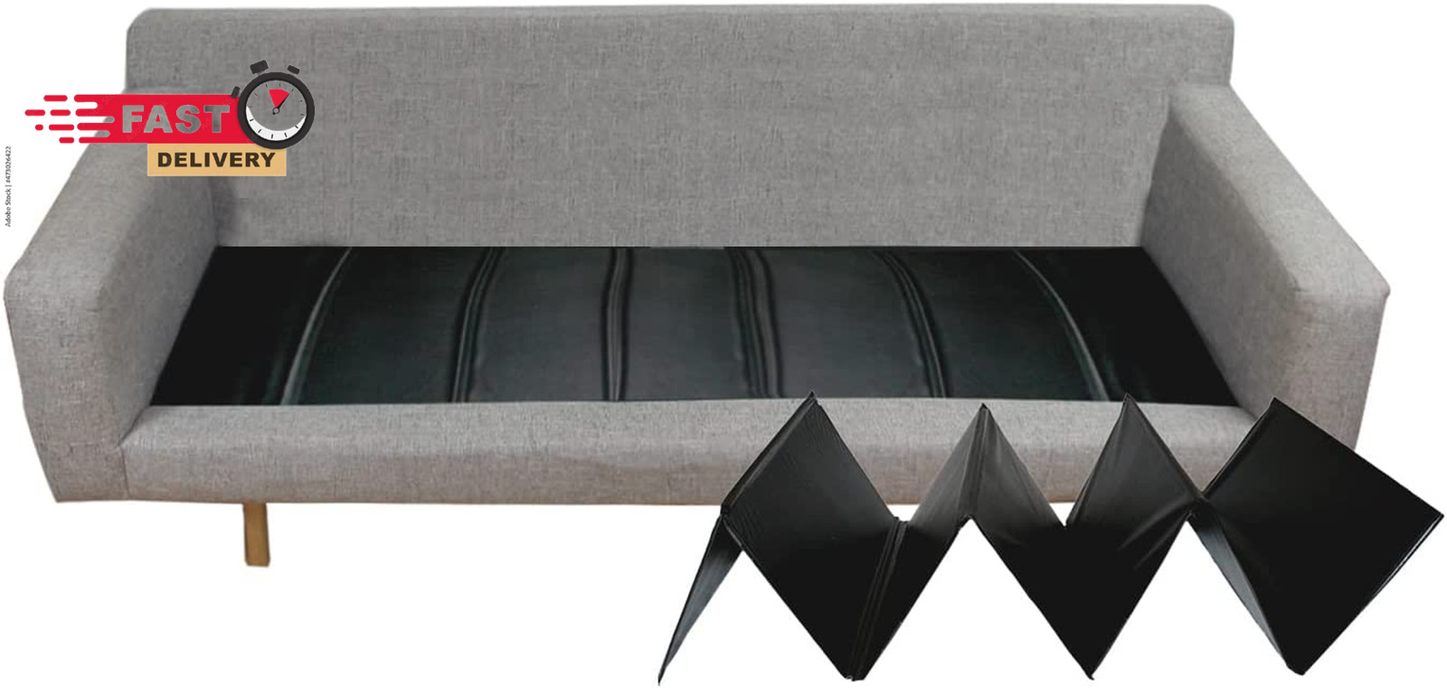 LAMINET Deluxe Extra Thick Sagging Furniture Cushion Support Insert| Seat Saver|