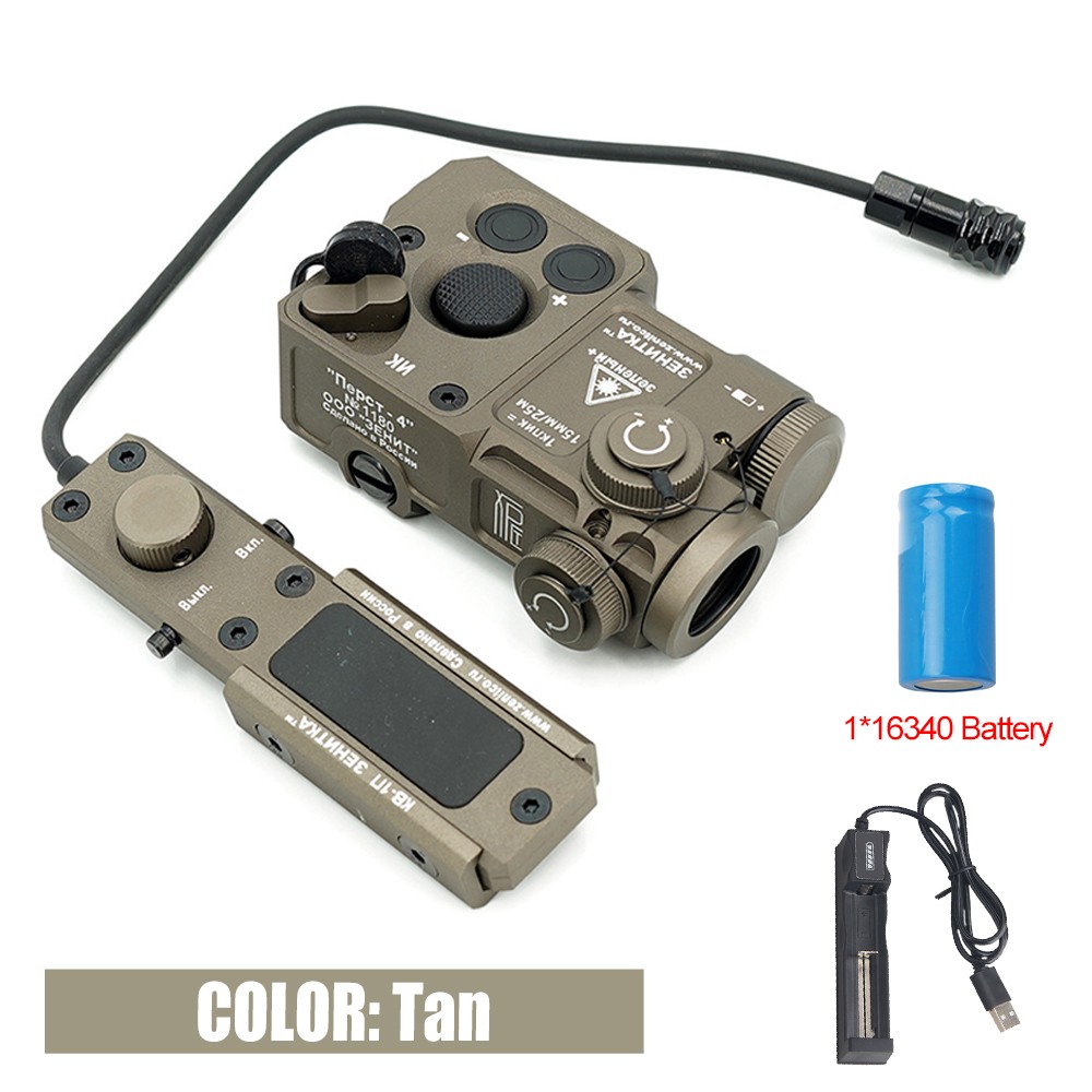 PERST-4 IR / Green Laser Dot Sight Scope with KV-D2 Switch Reset -TAN# US