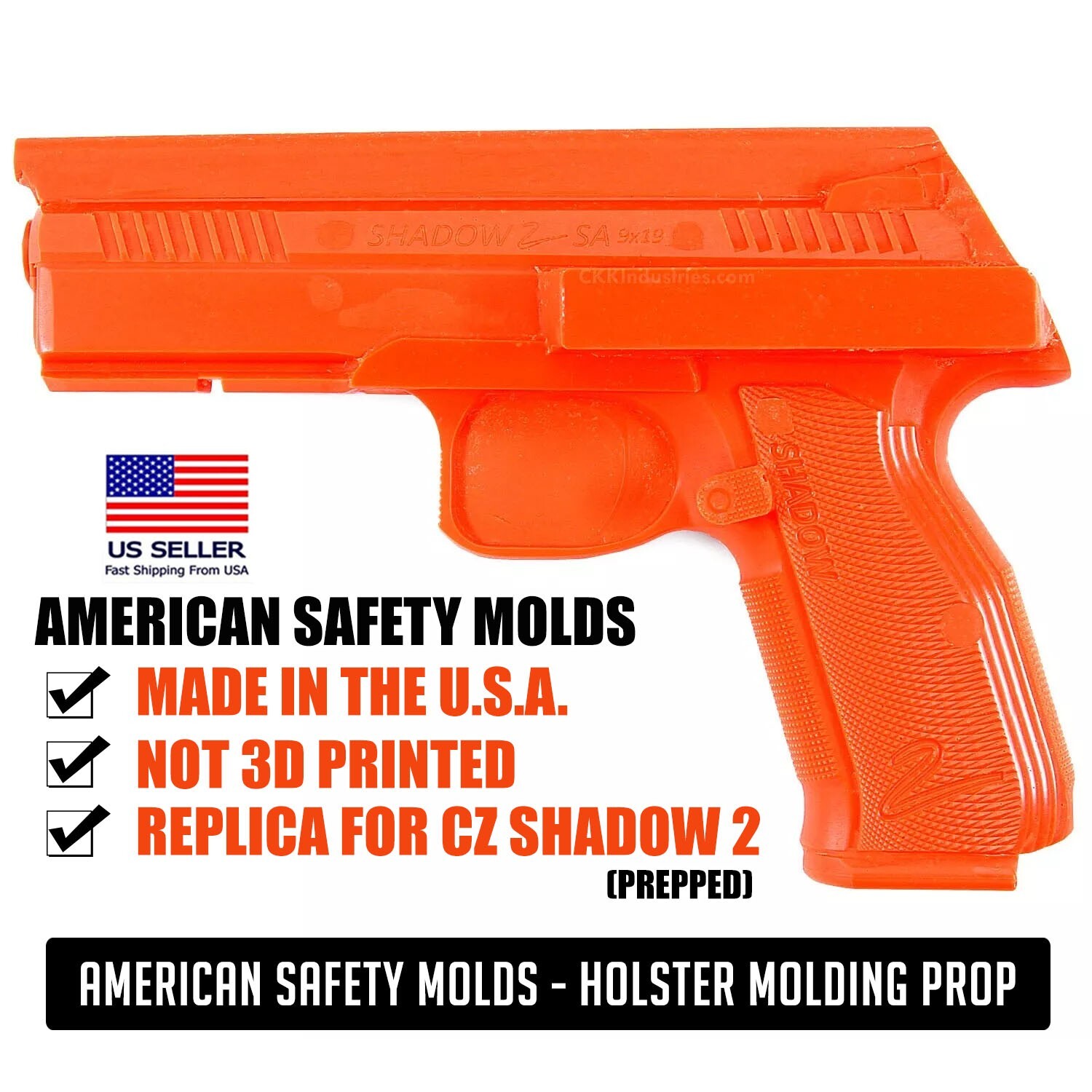 ASM Molding Prop Compatible for CZ Shadow 2 - Prepped - Not a Gun - Solid Resin