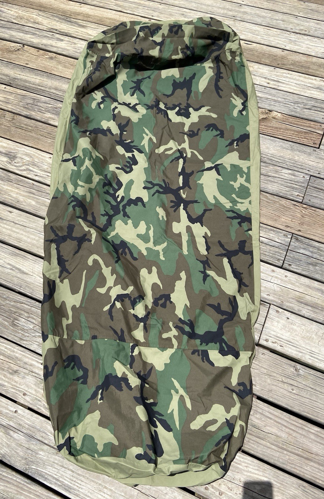 USGI GORE-TEX Bivy Cover MSS Woodland Camo Tennier USA Made Preowned Gov Surplus