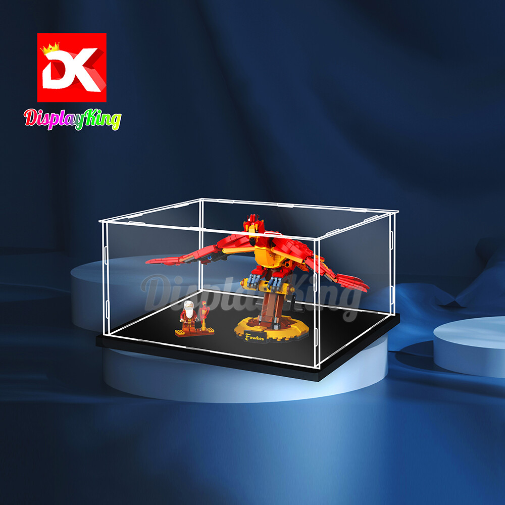 DK-acrylic display case for Lego Fawkes Dumbledore's Phoenix 76394(Sydney Stock)
