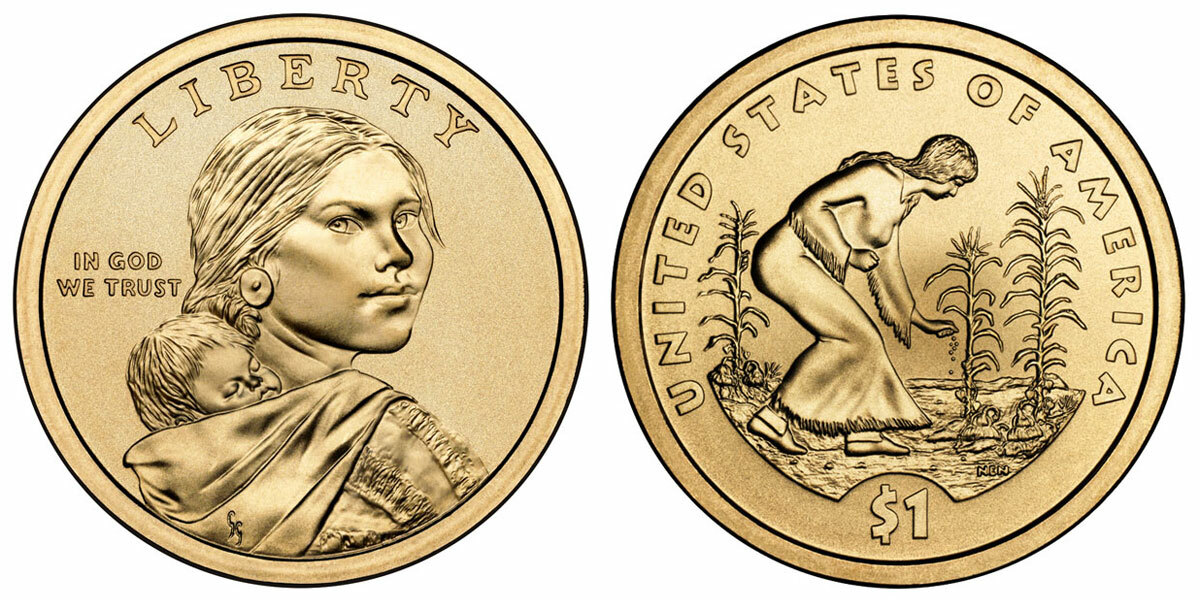 2009-D NATIVE AMERICAN GOLDEN DOLLAR COIN