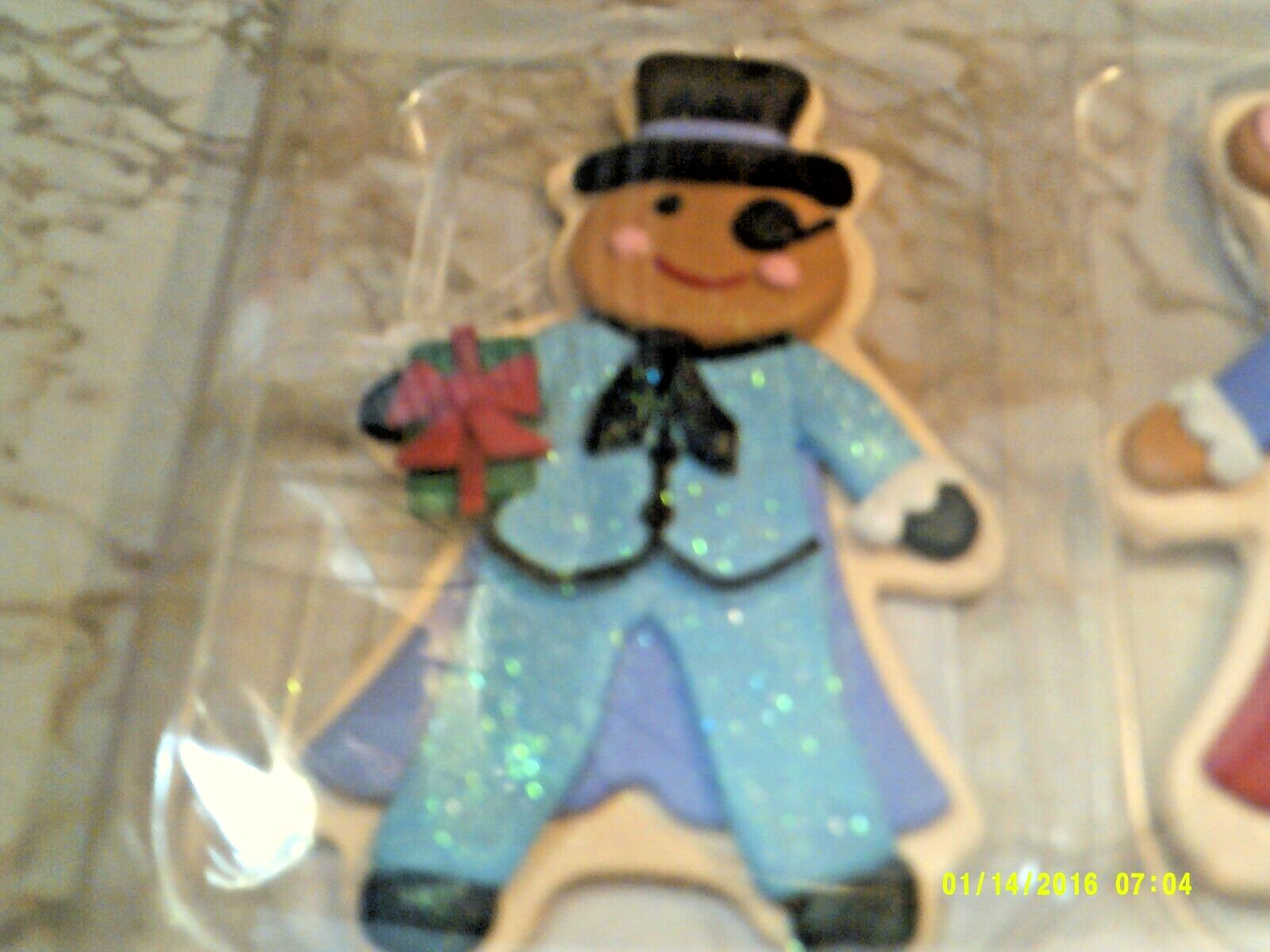 KURT ADLER-NUTCRACKER SUITE COOKIE ORNAMENTS-4 PIECE BOX SET-NEW-2024