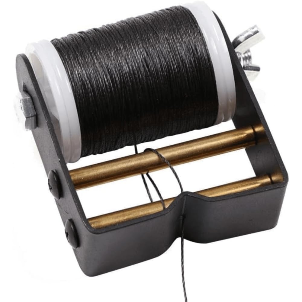 KESHES Archery Bowstring Serving Thread Jig - 120 Yards/110 M 3 inches, Black