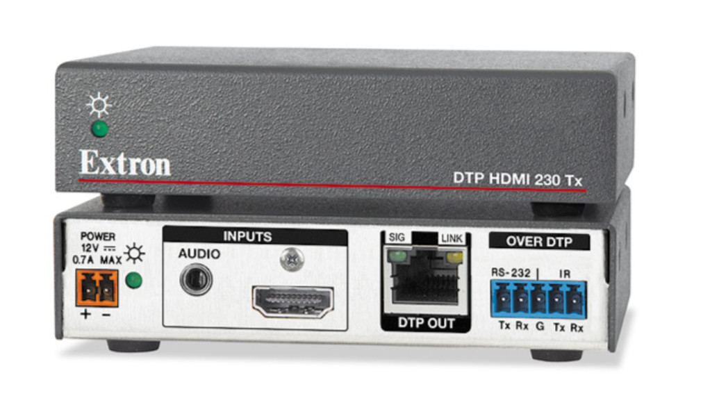 Extron DTP HDMI 4K 230 Tx HDMI Transmitter Over CATx 70m 12 VDC New