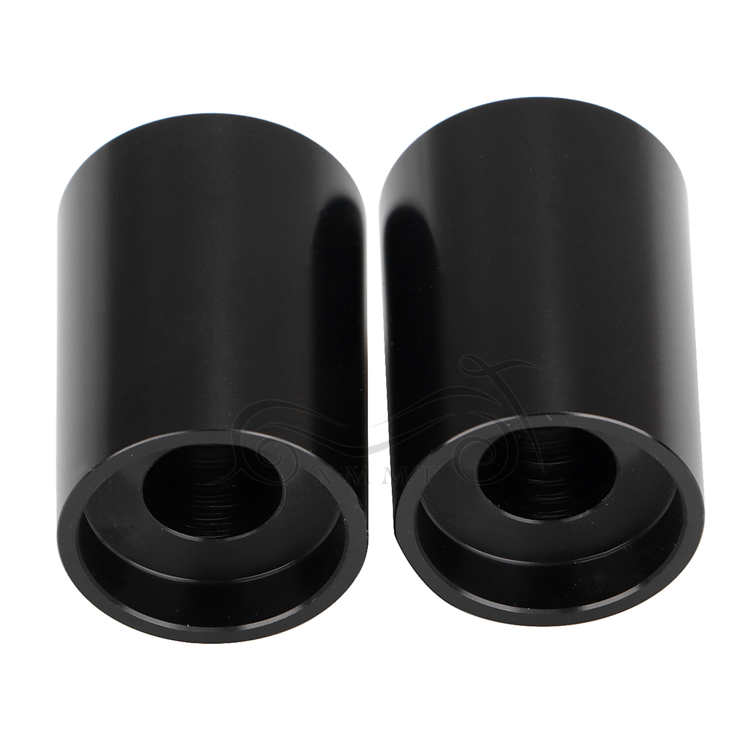 1.75" Motor Black Riser Extension For Harley 1" Handlebars Softail Sportster 883