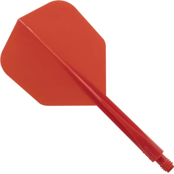 SOLID RED CONDOR AXE DART SHAFT/FLIGHT COMBO SMALL FLIGHT LONG SHAFT