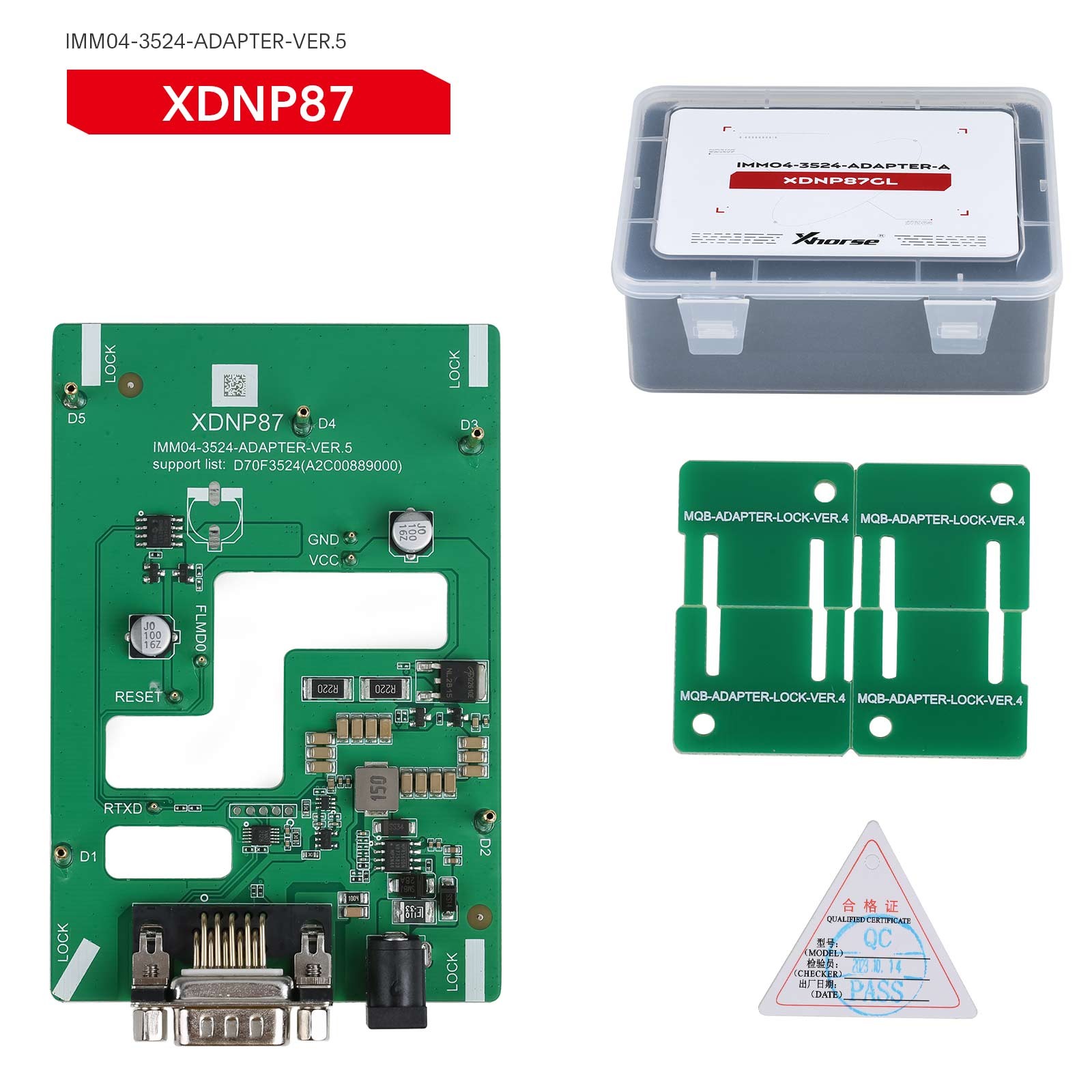Xhorse XDNPM3GL MQB48 Adapter Without Solder Full Package 13pcs For Multi-Prog