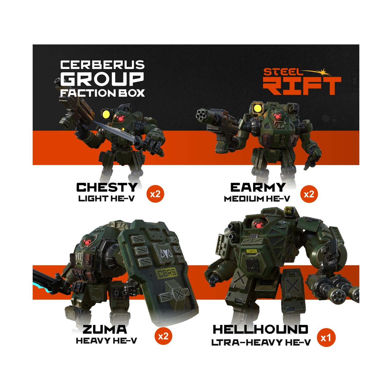 Death Ray Design Steel Rift 6m  Steel Rift - Cerberus Group Faction B SW (New)